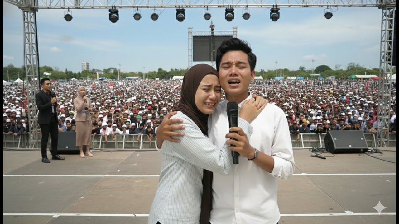 Jutaan orang tumpah ruah Valen dan Mila menangis deras tak menduga akan terjadi hal mengejutkan ini