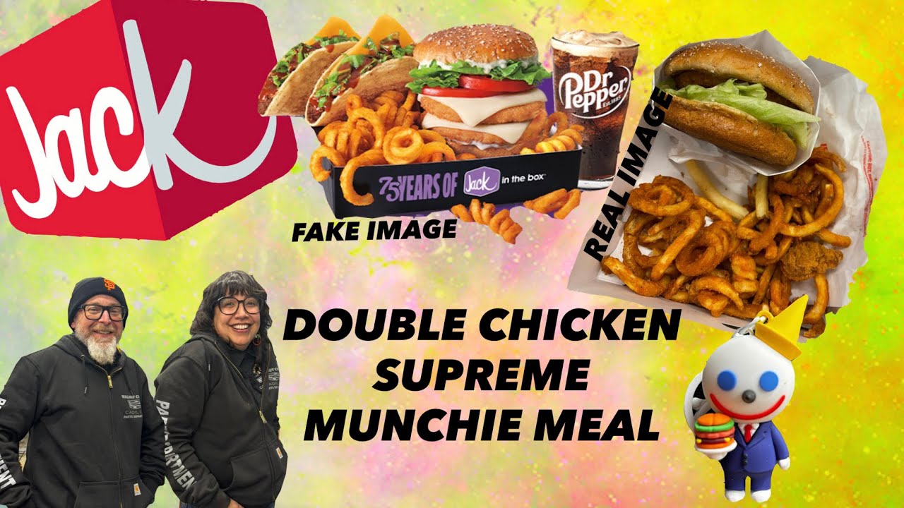 Jack in the Box ~ Double Chicken Supreme w/munchie meal #fastfood #review 