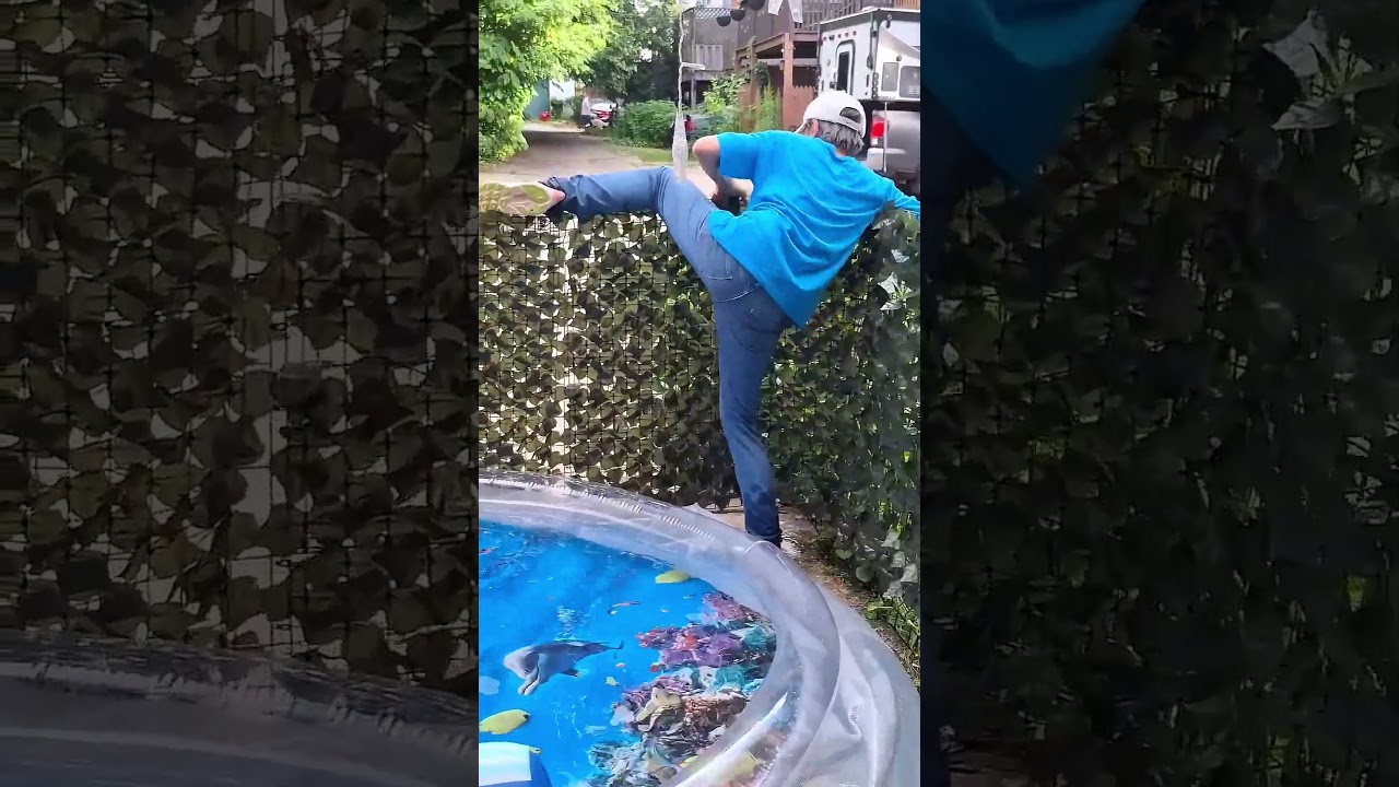 Karen Neighbor LOSES IT Over a Fence 😳 | Crazy Neighbor Freakout  #ytshorts #karen #karenmeltdown