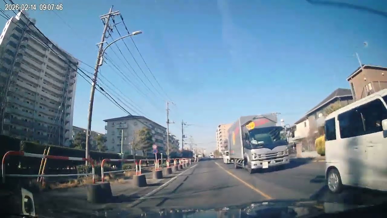 ドラレコ　2026.02.14　09:09　吉町５丁目