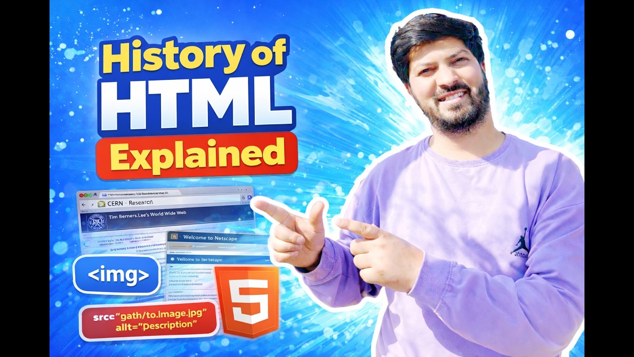 History of HTML Explained | Kashmiri (Koshur) | HTML vs HTM | HTML4 Complete Overview