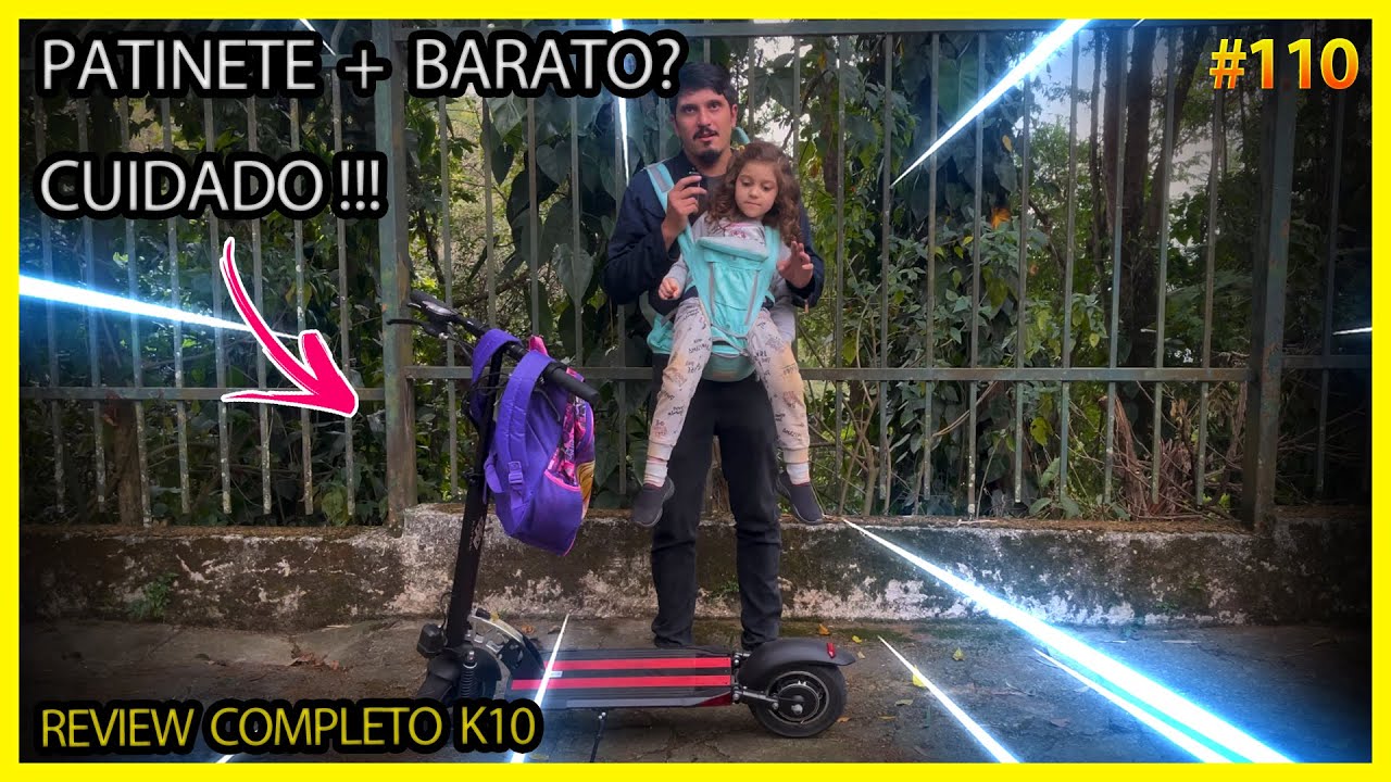 Review completo do patinete K10 e por que ele está mais barato #patinete #review #Lab110