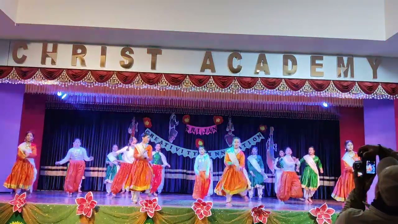 Beautiful patriotic dance performance in annual day (2026) by Christ academy students 