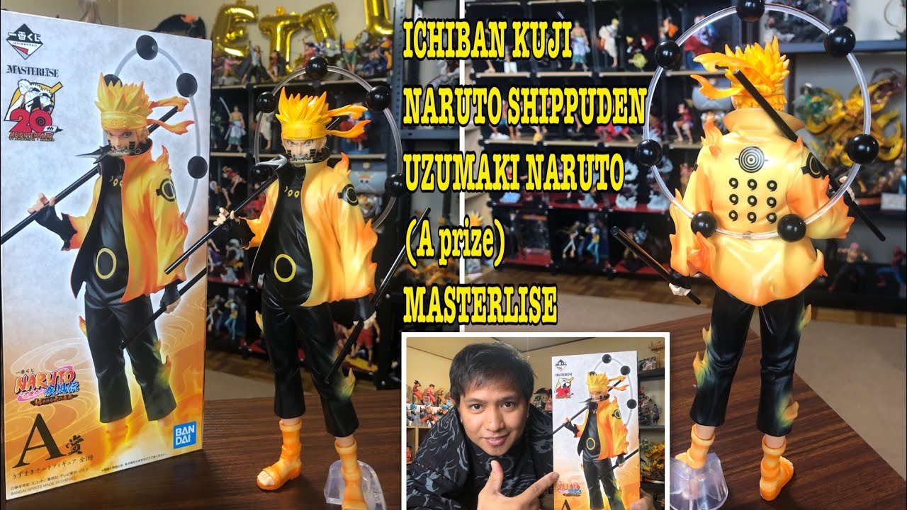unboxing UZUMAKI NARUTO ICHIBAN KUJI NARUTO SHIPPUDEN (A prize) MASTERLISE