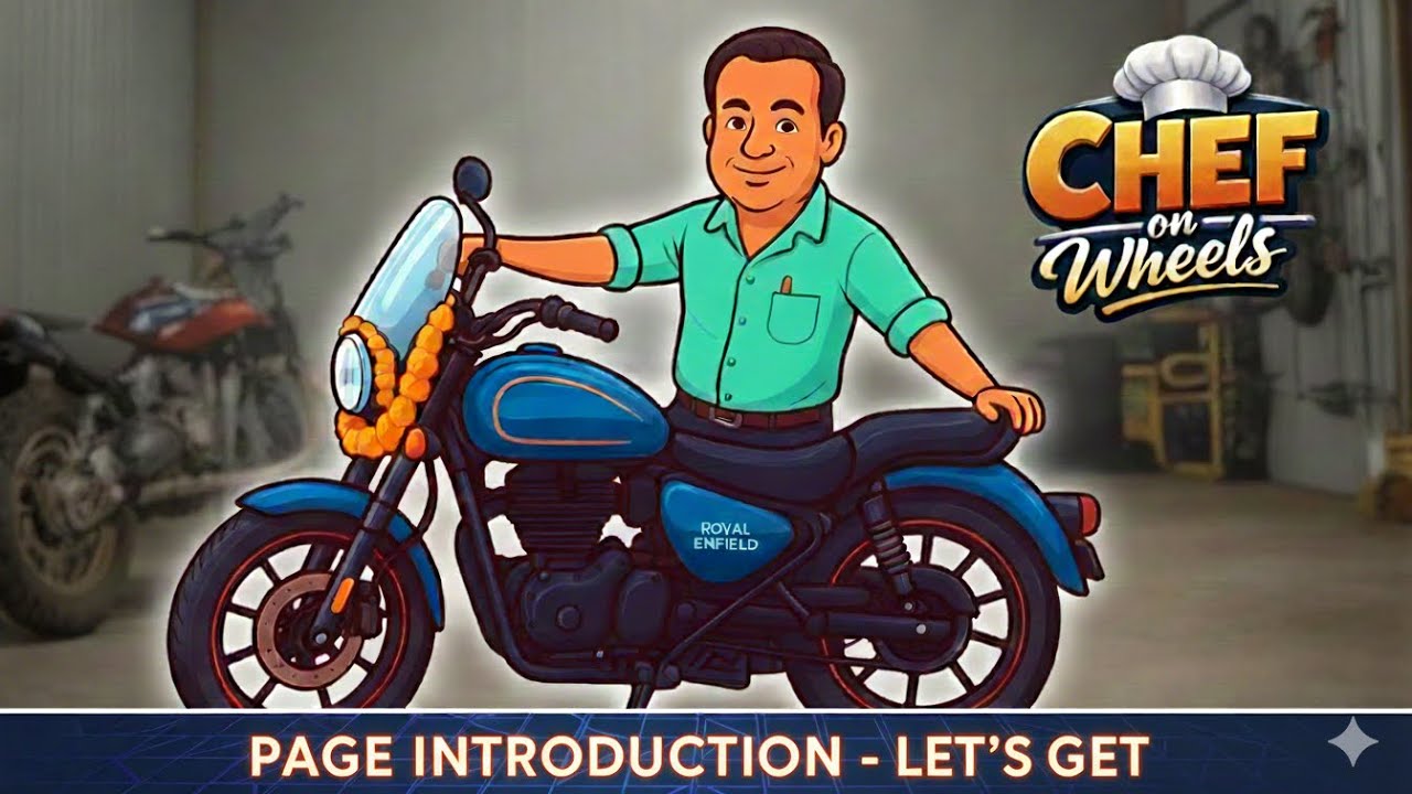 Get Ready for a WILD Ride with Chef On Wheels | Bike Rides, Food Stories & Chef Life | Chef Lucky