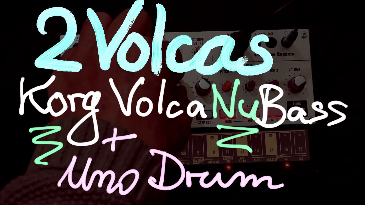 KORG VOLCA BASS vs. VOLCA NUBASS // COMPARISON // + UNO Drum