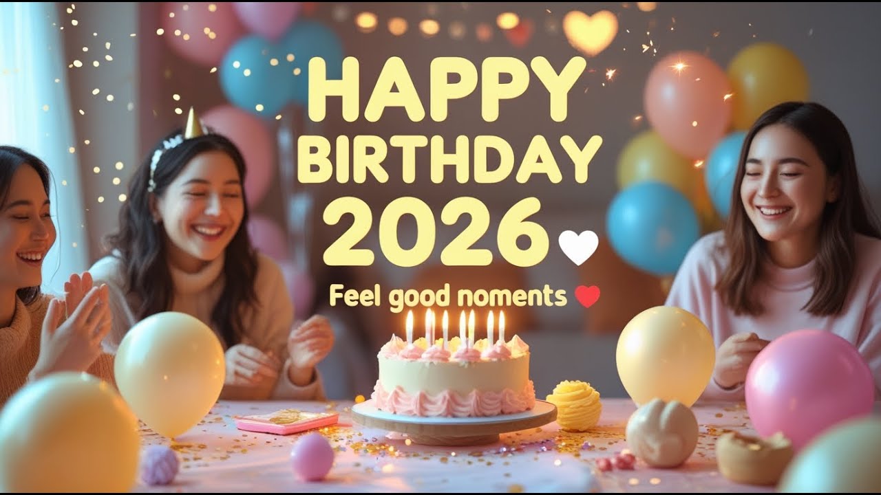 Beautiful Birthday Wishes Video 2026 – Feel Good Moments