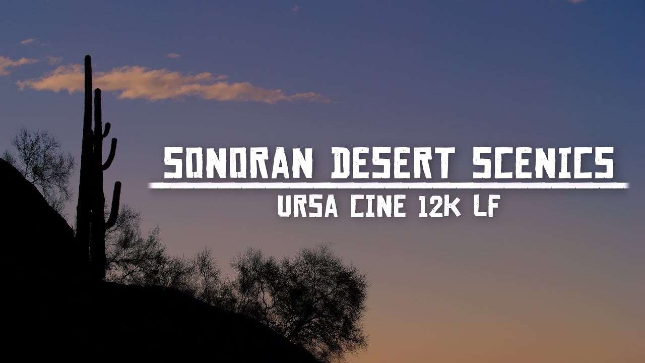 Sonoran Desert Scenics - Blackmagic Ursa Cine 12K LF