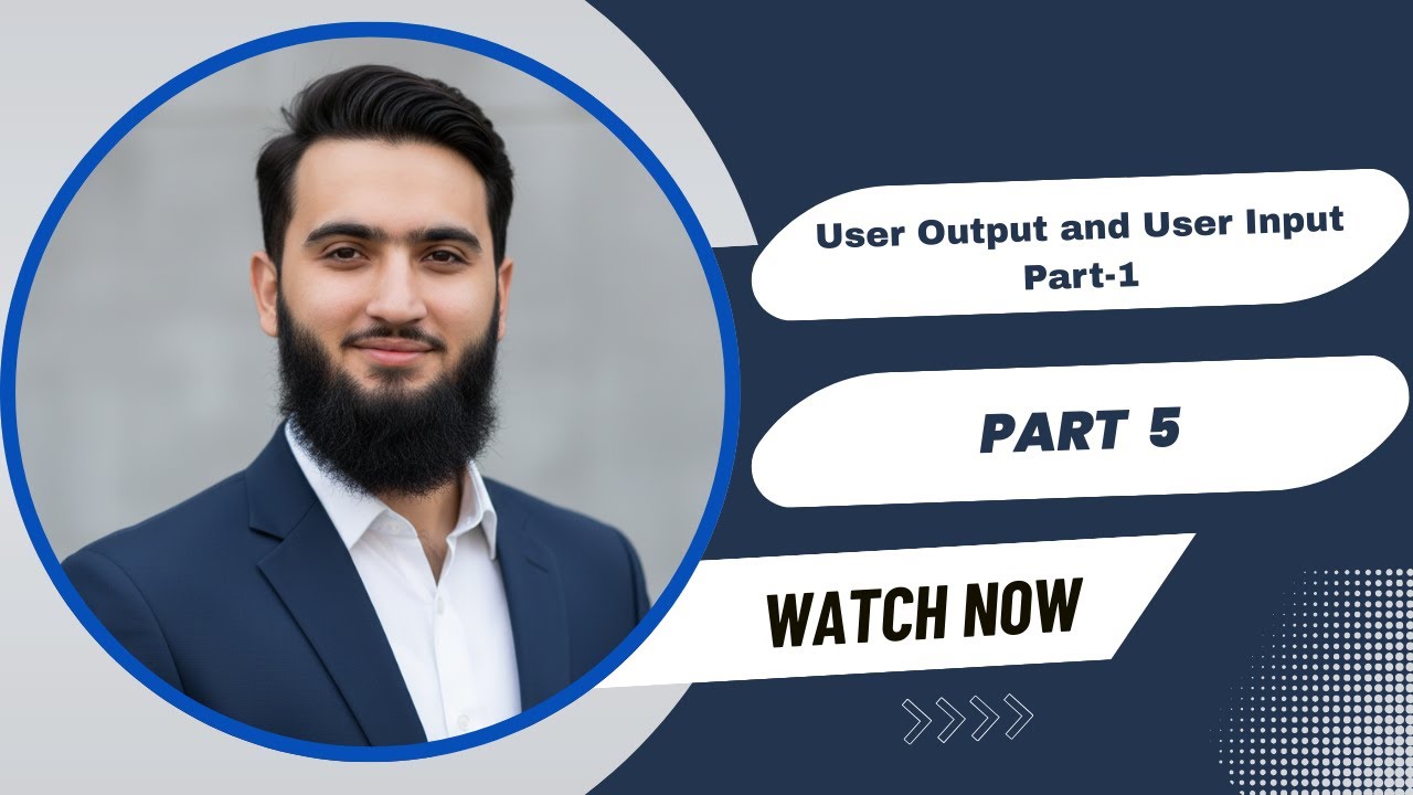 Dart Tutorial Part 5 | Console Input & Output in Dart (stdin / stdout) | Part-1 | Hindi / Urdu