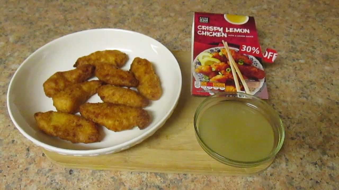 Хрустящая курица с лимоном - азиатские деликатесы - Aldi - сниженная цена 2,09 фунта стерлингов -...