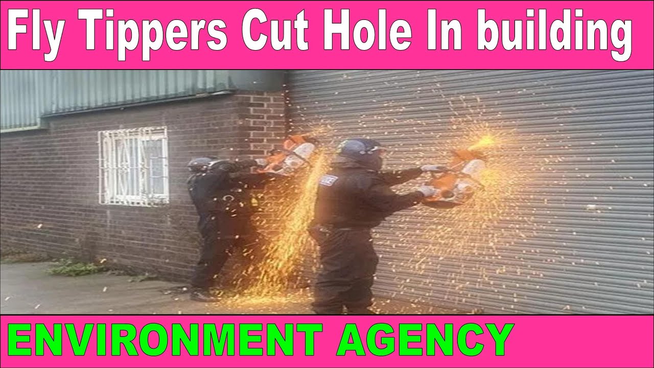 CRAZY 😳 Fly Tippers Cut Hole In Building
