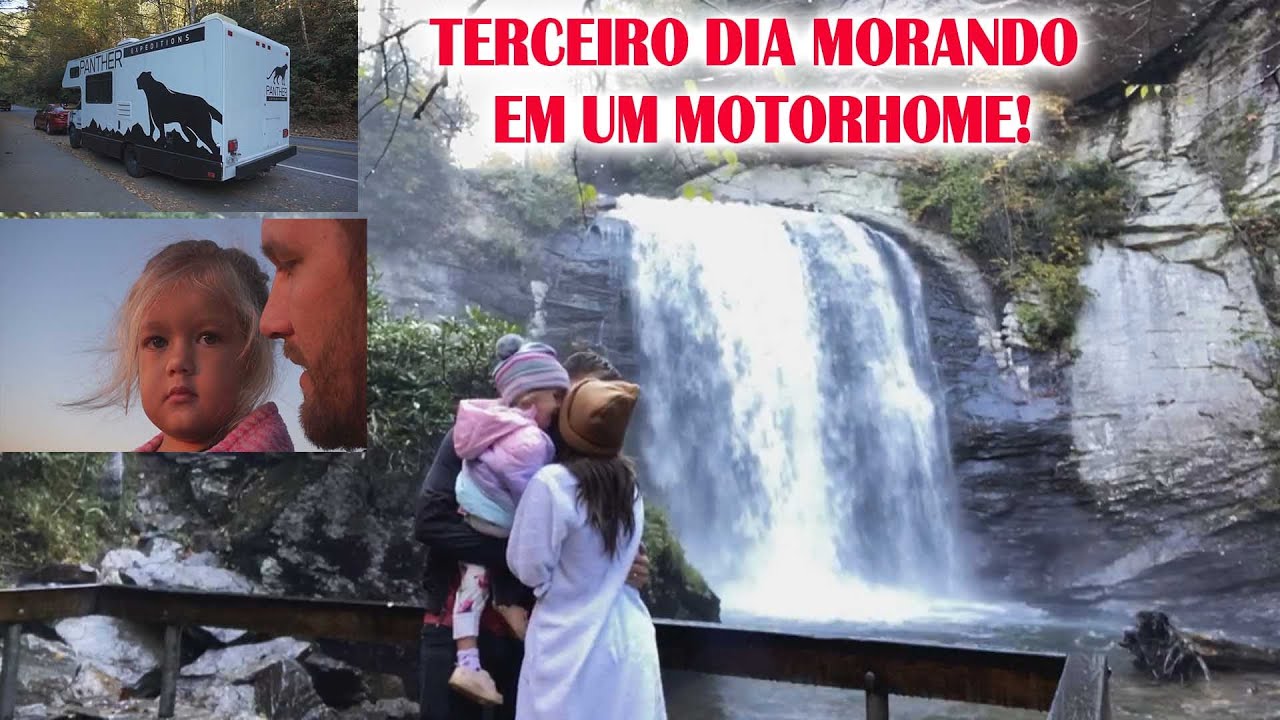 DIA 3 MORANDO EM UM MOTORHOME ! (CACHOEIRAS E MONTANHAS DOS EUA)