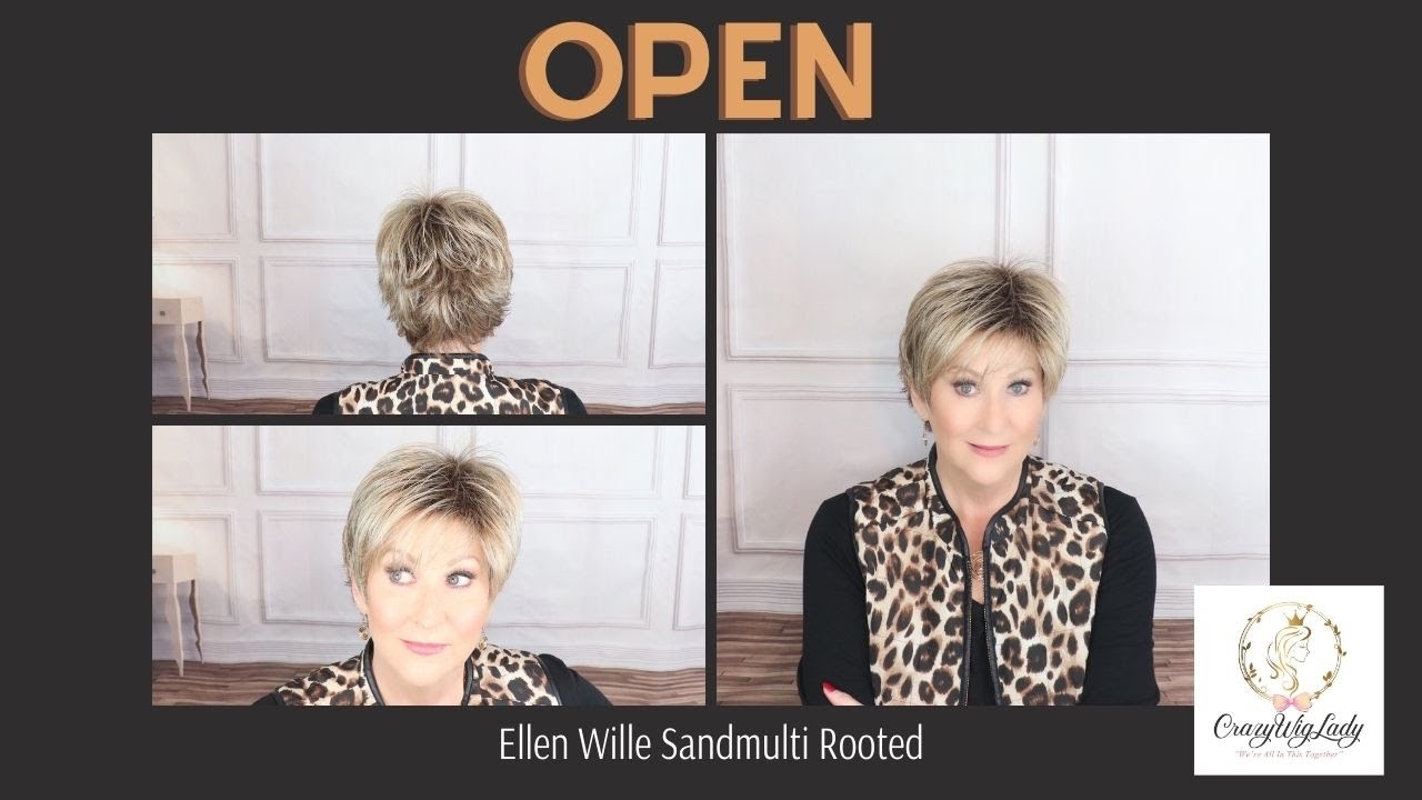 Ellen Wille OPEN Wig Review | SANDMULTI ROOTED | Pixie Style