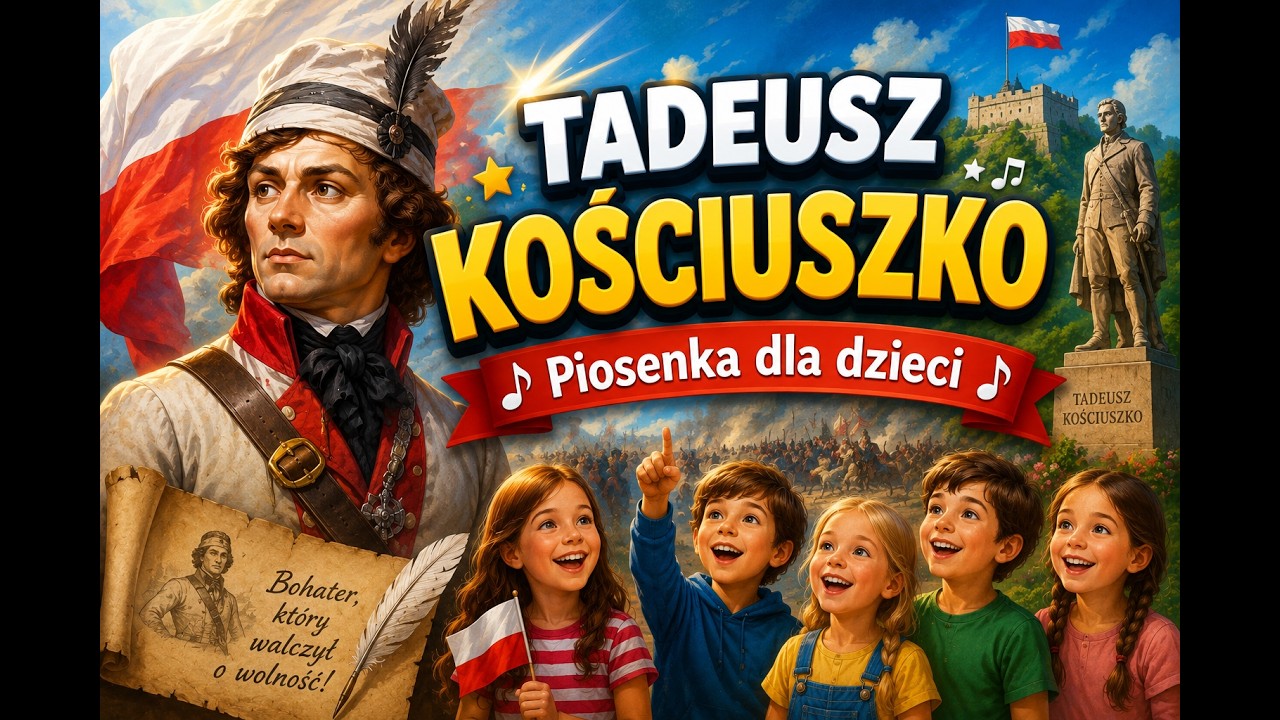 „Tadeusz Kościuszko” – pieśń do słów ks. Symforiana Tomickiego