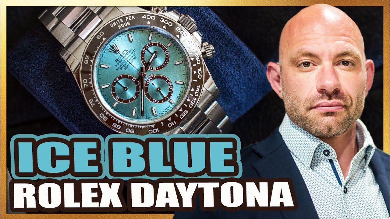 Обзор часов Rolex Daytona Platinum Ice Blue 126506