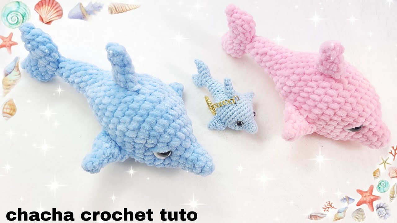 Tuto dauphin amigurumi au crochet 🐬