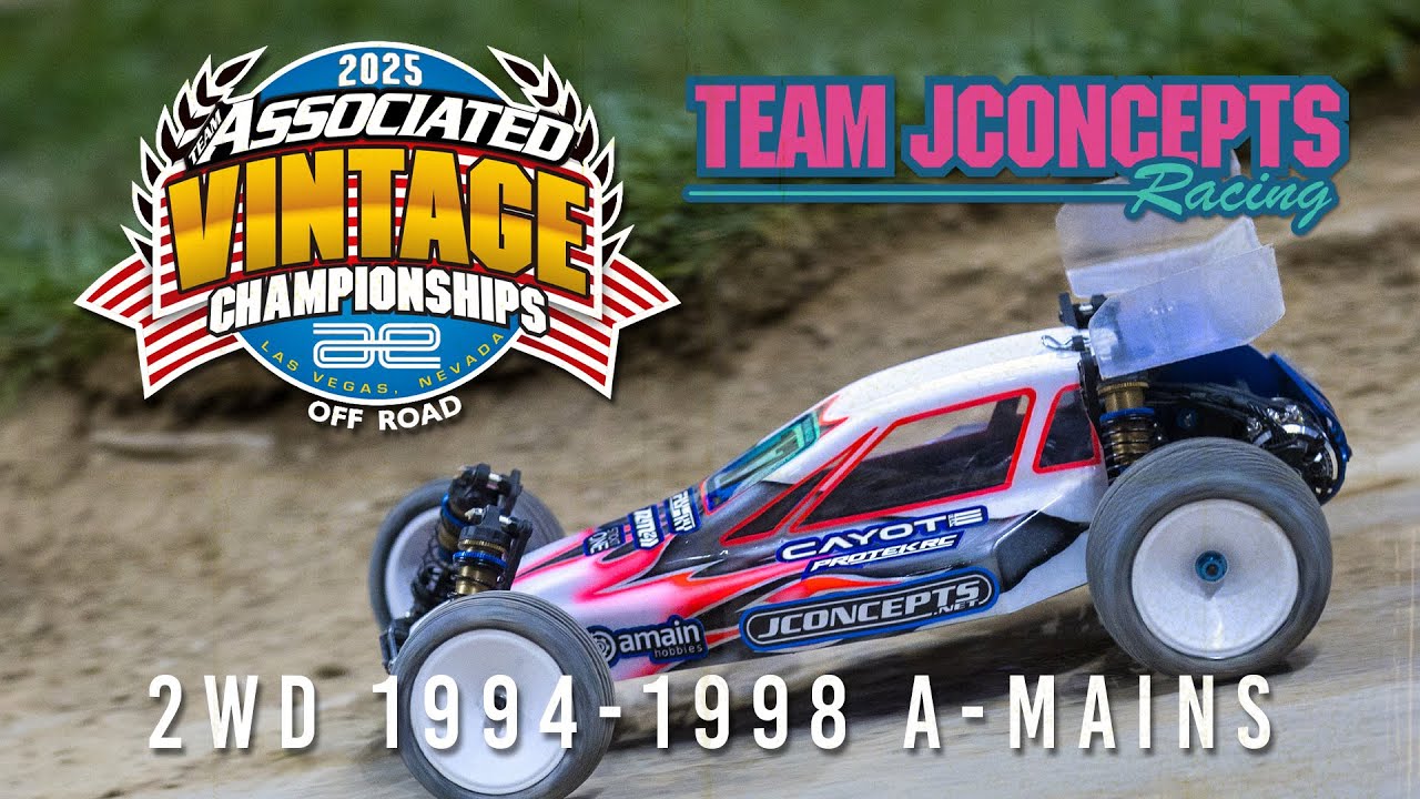 2wd 1994 - 1998 A Mains | Чемпионат 2025 Team Associated Vintage — Лас-Вегас