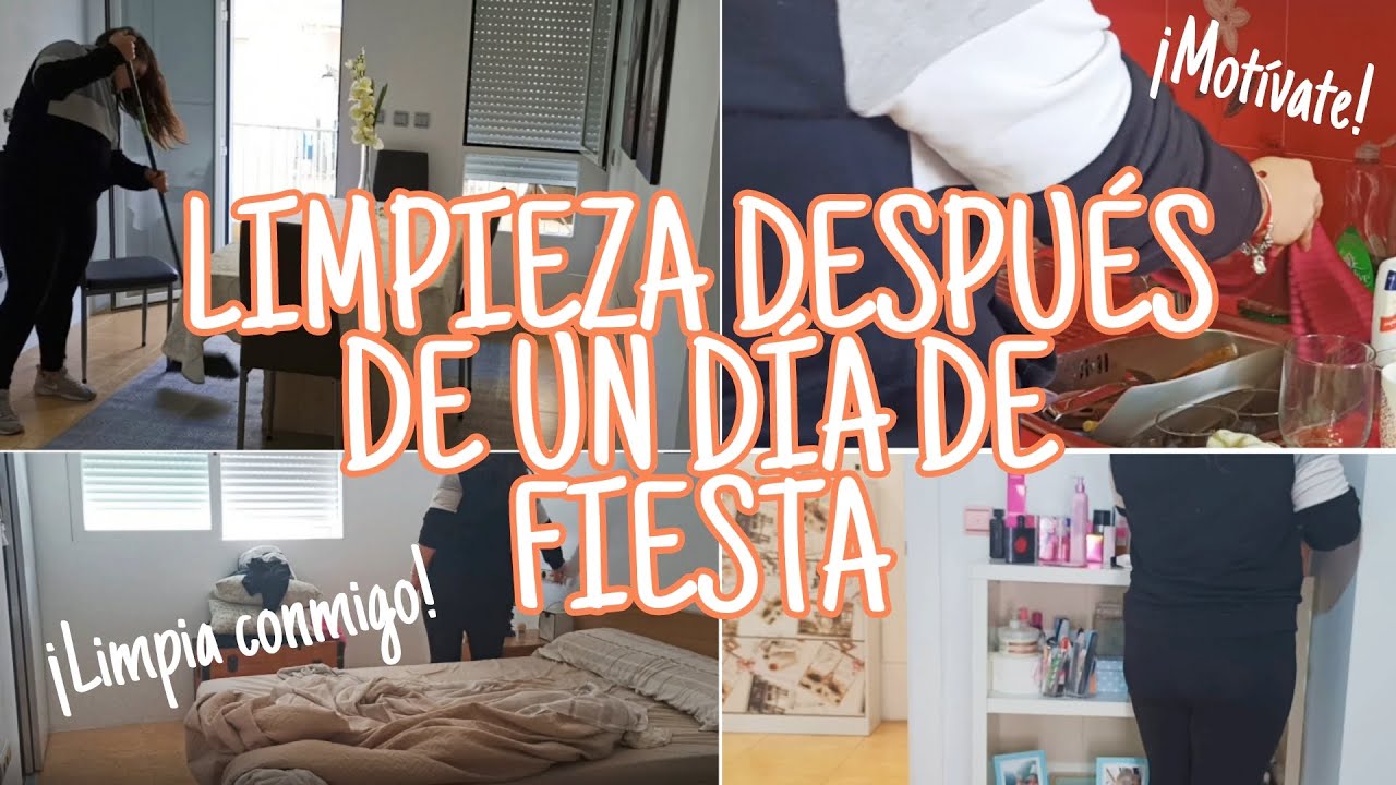 🧽🧼LIMPIEZA DESPUÉS DE UN DÍA DE FIESTA 🥳 || CONVDEVANESA