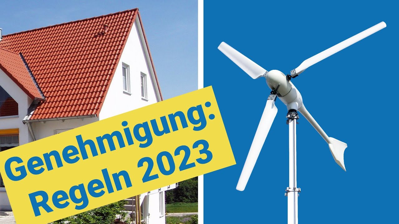 Wann die Baugenehmigung für eine Kleinwindanlage nicht notwendig ist