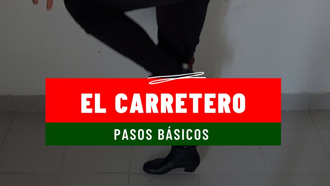 PASOS BASICOS EL CARRETERO JALISCO | FOLKLORE MEXICANO