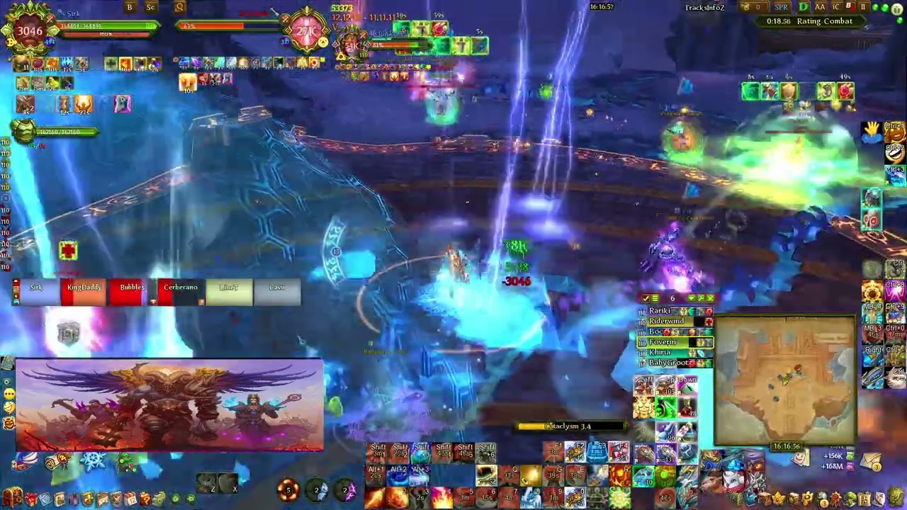 Allods Online Rating combat (6x6) Wanted vs. Legends