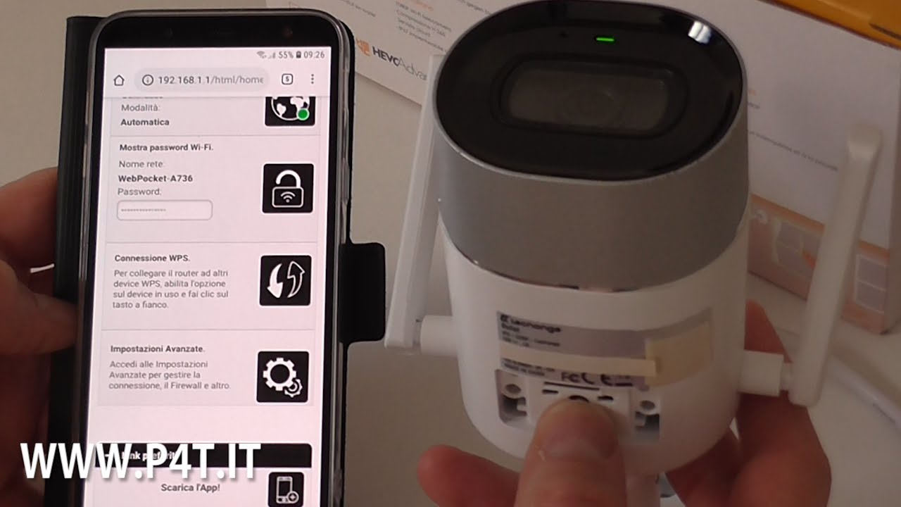 Telecamera WiFi Lechange G26P e app Imou installazione e configurazione
