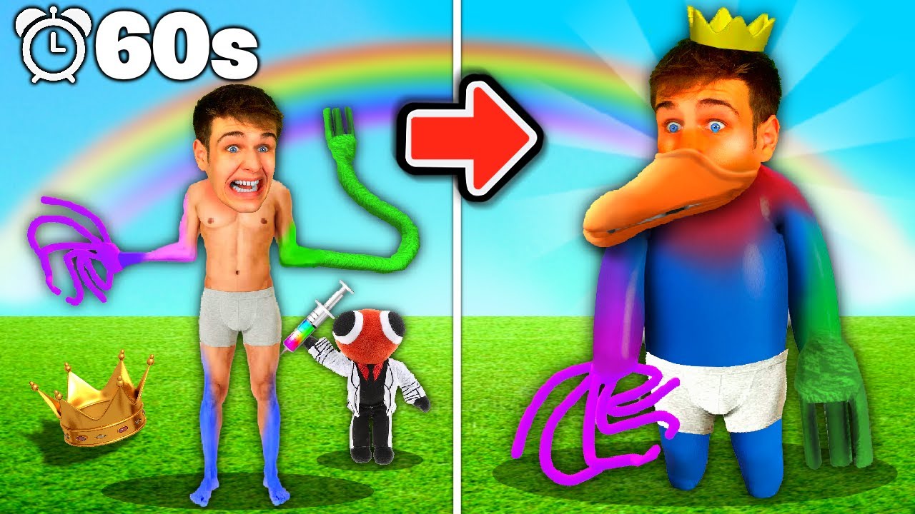 Jsem NOVÝ RAINBOW FRIEND každých 60 SEKUND v GTA 5!