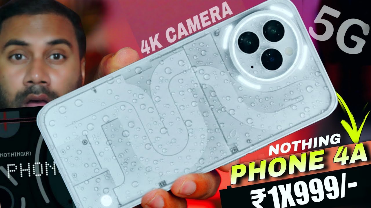 Телефон Nothing Phone 4A 5G официально представлен 🔥