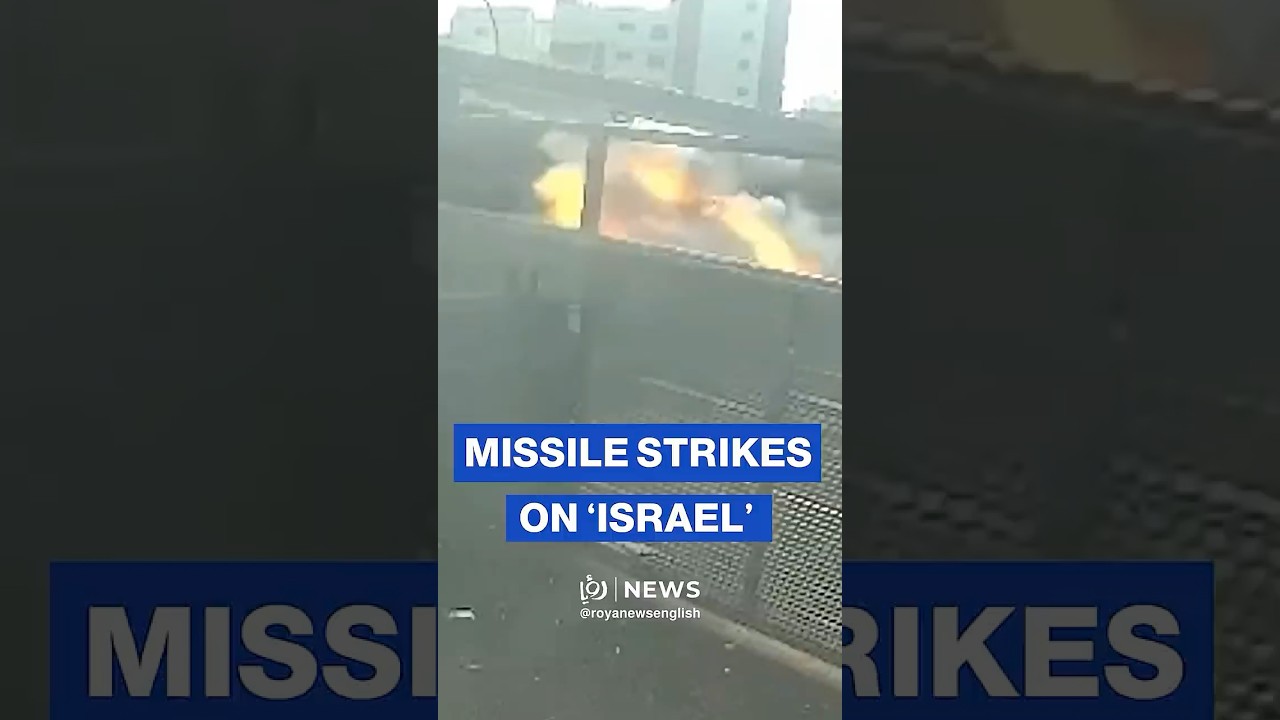 Missile strikes building in Kiryat Shmona from Lebanon