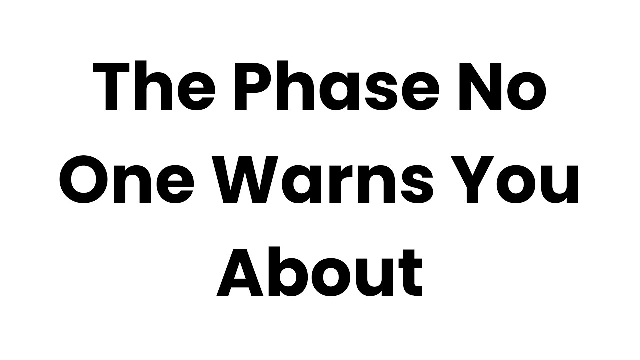 The Phase No One Warns You About in Professional Growth