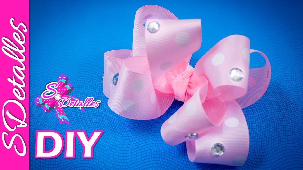 🌟 Lazo de Cintas CRUZADO y LUMINOSO 🌟 | Video# 46 | SDetalles | DIY
