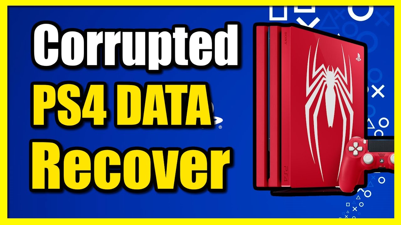 How to Fix Corrupted Data on PS4 Console & Recover Lost Game Data (Fast Method)