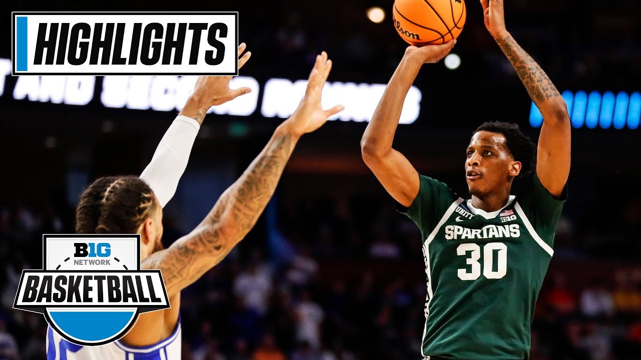 Highlights: Michigan State's Marcus Bingham Declares for 2022 NBA Draft | Big Ten in the NBA Draft