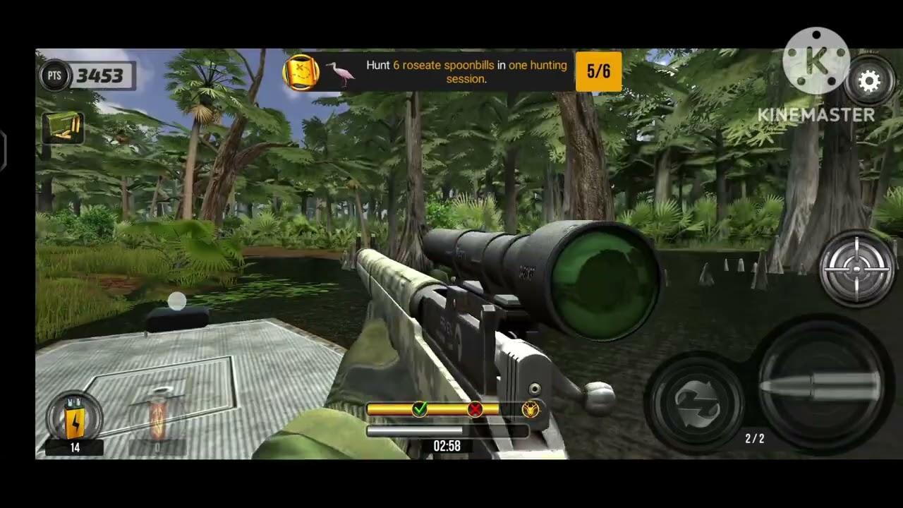 Wild Hunt : Real Hunting games 3D Florida  Adventure 1 Hunt 6 roseate spoonbills one hunting session