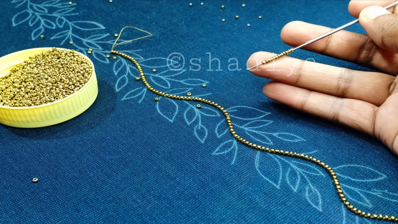 Aari work blouse design for Onam |simple aari blouse
