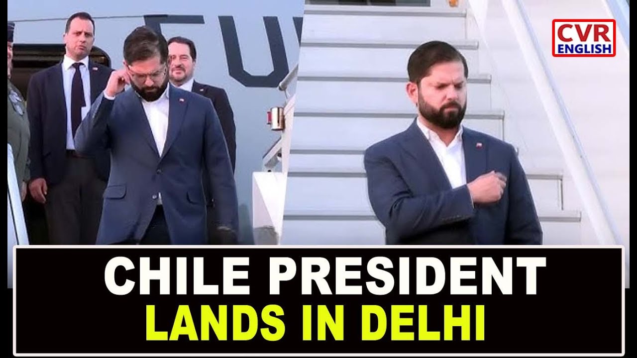 President of Chile Gabriel Boric Font arrives in New Delhi on a 5 days visit |India- Chile | PM Modi