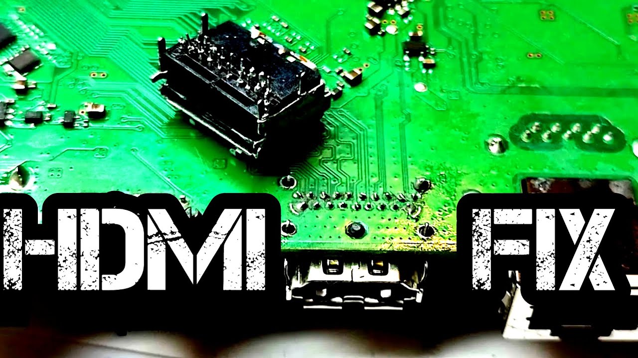 Замена HDMI паяльник + чудо сплав