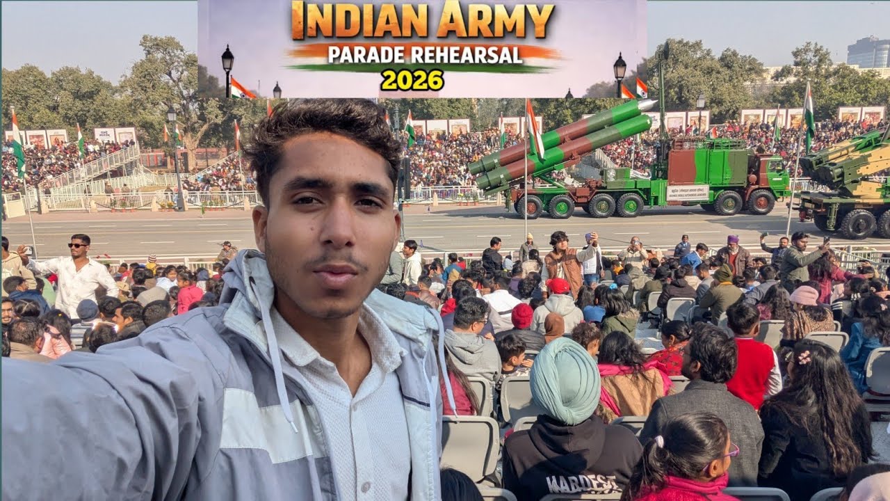Parade Rehearsal 2026, Republic Day 2026 Parade 🇮🇳