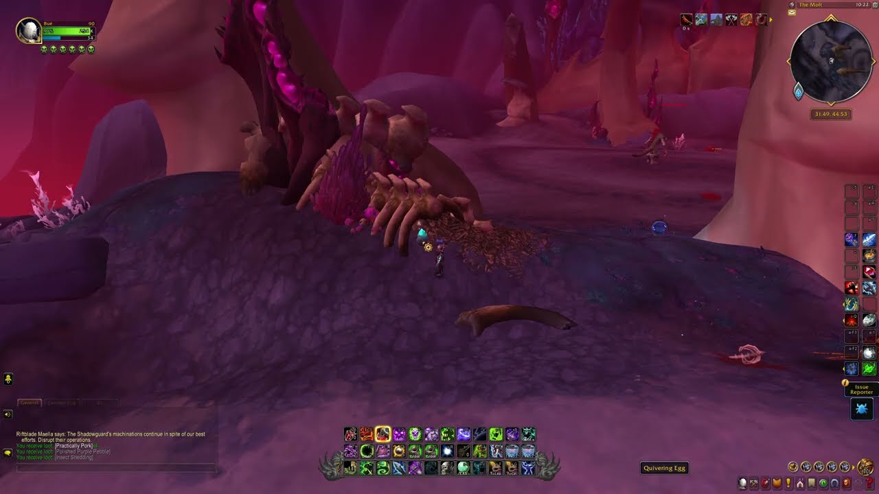 Quivering Egg Treasure Location, WoW Midnight Voidstorm Treasure - Nether Siphoner Pet