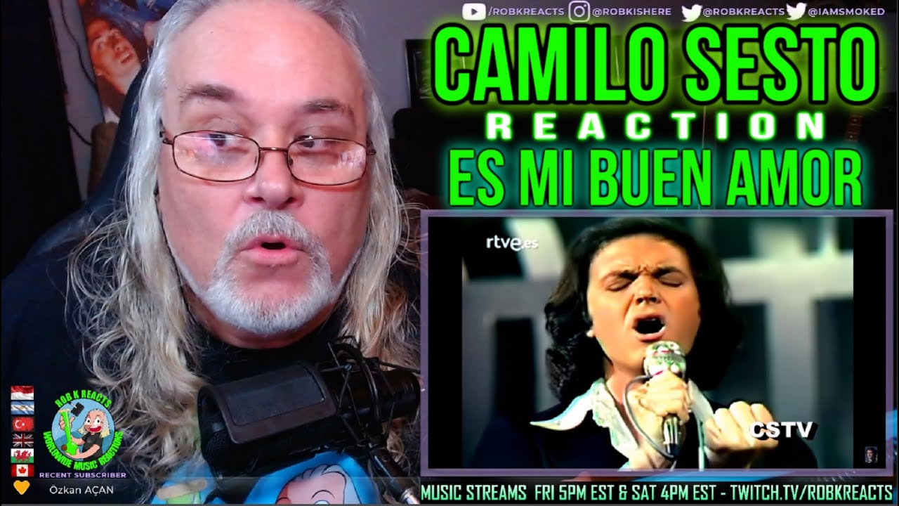 Camilo Sesto Reaction - Es mi buen amor - First Time Hearing - Requested
