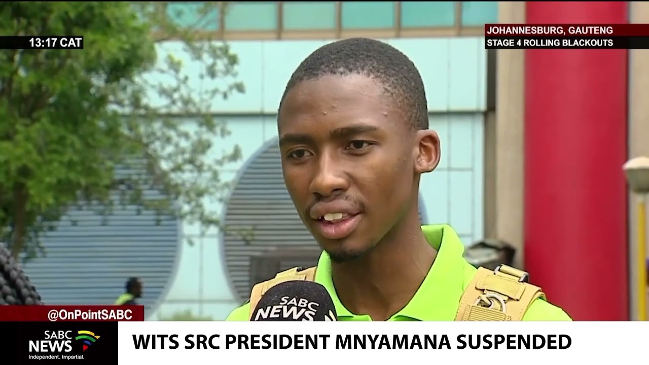 I won't accept the suspension, Wits is arrogant: Wits SRC President Mnyamana