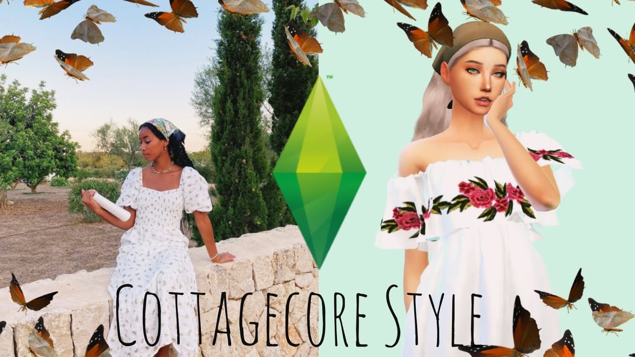 The Sims 4|Create a Sim|Cottagecore Style 💙