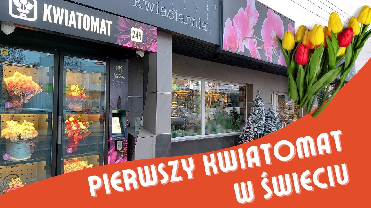 Pierwszy w Świeciu kwiatomat już działa