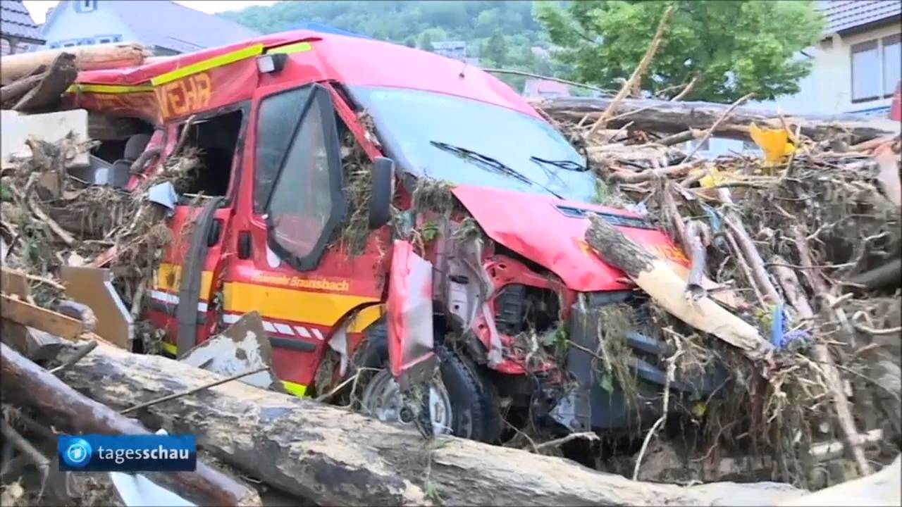 Schreckliches Unwetter  in Braunsbach