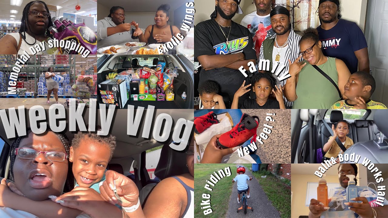 WEEKLY VLOG| MEMORIAL DAY SHOPPING, TRYING EXOTIC WINGS, ￼NEW FEET?! BATH & BODY WORKS HAUL + MORE
