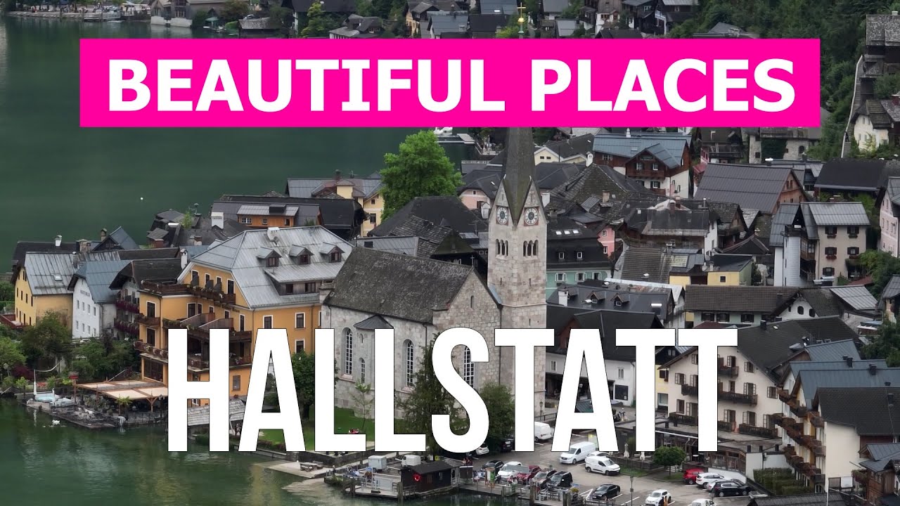 Hallstatt from drone | 4k video | Austria, Hallstatt from above