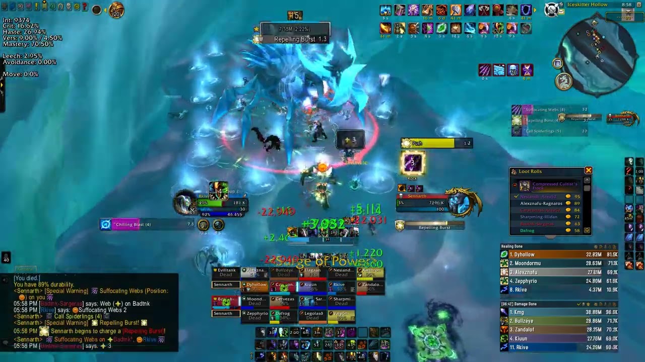 Mythic Sennarth Kill