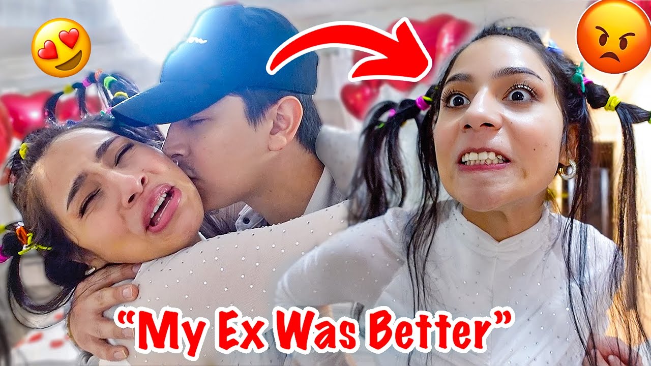 SURPRISING MY GIRLFRIEND THEN BRINGING UP MY EX! *GETS HEATED*
