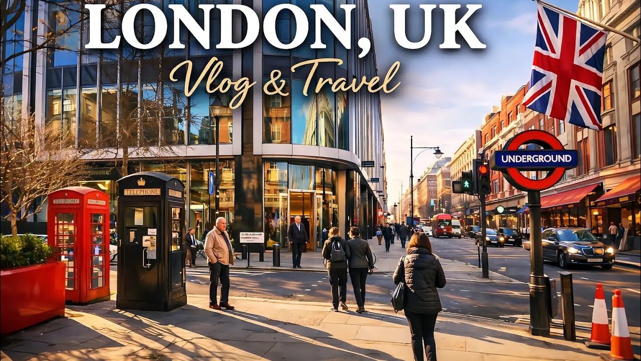 Tourists Love THIS London Weather? Grey & Rainy Central London Walk - 4K HDR 60FPS