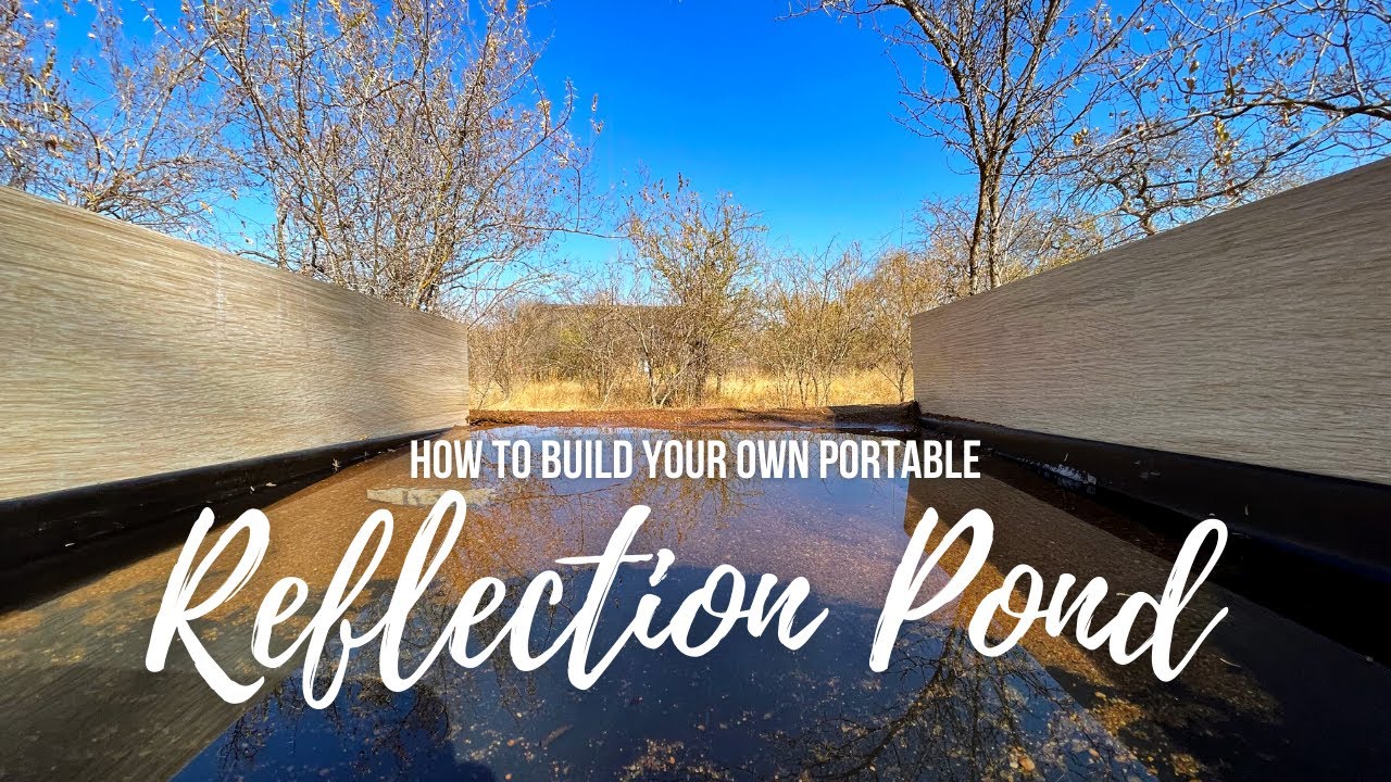 How to build a portable reflection pond for wildlife photography for $40! | Episode 1